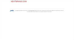 Desktop Screenshot of nextbrand.com